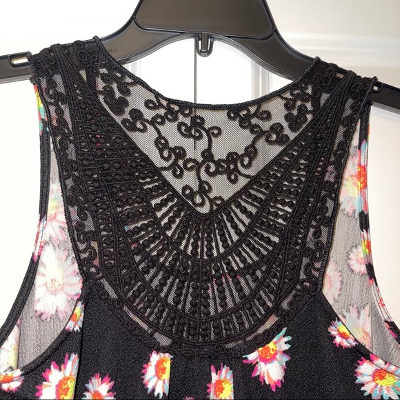 No Boundaries Floral Neon Dress - Picture 6 of 8